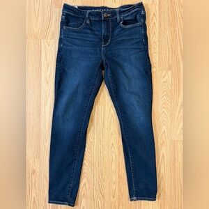 American Eagle Outfitters Dark Blue Skinny Stretch Jegging size 12